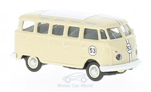 Volkswagen T1 B 1/87 Schuco c Samba beige No.53 modellino in miniatura