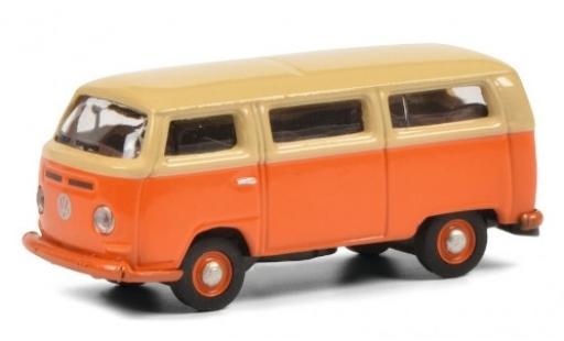 Volkswagen T2 1/87 Schuco a Bus orange/beige modellino in miniatura