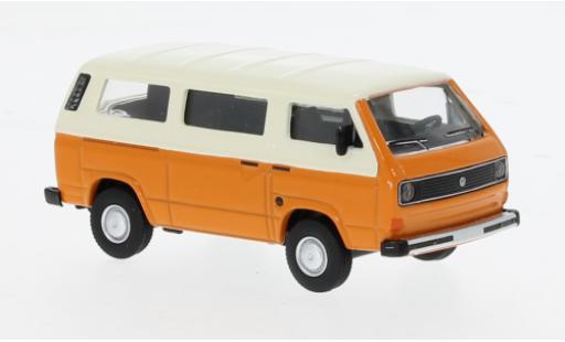 Volkswagen T3 1/64 Schuco Bus orange/beige 1:64 modellino in miniatura