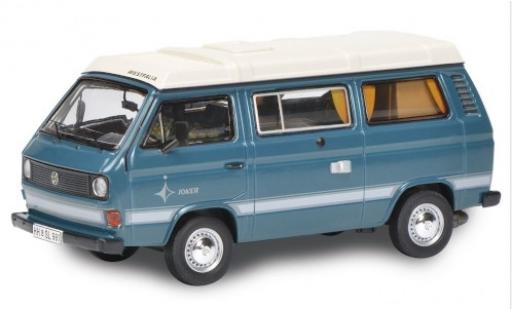 Volkswagen T3 1/64 Schuco Westfalia Joker blu/bianco modellino in miniatura
