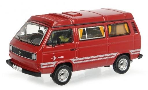 Volkswagen T3 1/43 Schuco b Westfalia Joker rosso/Dekor modellino in miniatura