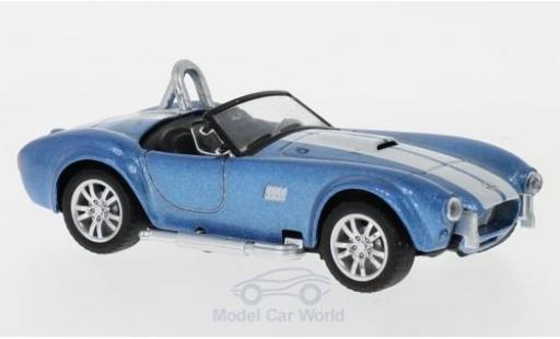 Shelby Cobra 1/43 Shelby Collectibles 427 S/C metallico blu/bianco 1962 modellino in miniatura