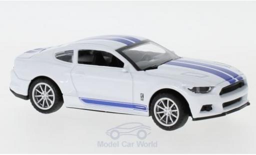 Shelby Mustang 1/43 Shelby Collectibles GT350 bianco/blu 2016 modellino in miniatura
