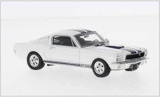 Shelby GT 350 1966 1/43 Spark bianco/blu modellini auto
