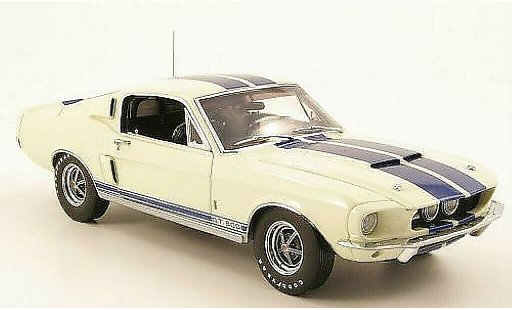 Shelby GT 500 1967 1/24 GMP bianco/blu modellini auto