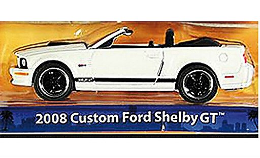 Shelby GT Convertible 1/64 Greenlight Convertibile bianco/opaco-nero 2008 modellini auto