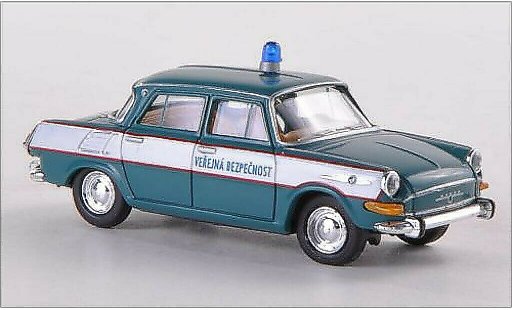 Skoda 1000 Police 1/87 Herpa MB Verejna Bezpecnost (CZ) modellini auto