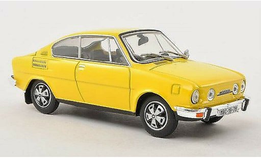 Skoda 110 R 1/43 Abrex giallo modellini auto