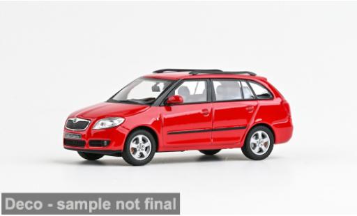 Skoda Fabia 1/43 Abrex II Combi rot 2007 1:43 modellino in miniatura