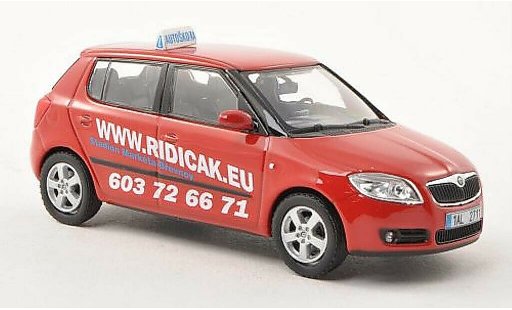 Skoda Fabia Livree Flotte 1/43 Abrex Fahrschule Zubr modellini auto