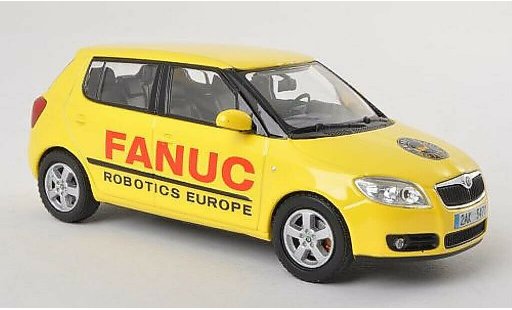 Skoda Fabia Livree Flotte 1/43 Abrex Fanuc Robotics Europe 2010 modellini auto