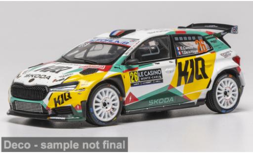 Modellini auto Skoda Fabia Rally2 Rally Monte Carlo 2026 #26 E.Camilli/T.De la Haye 1/43 IXO