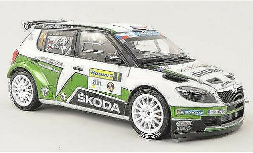 Skoda Fabia S2000 1/18 Abrex No.1 Castrol Barum Rally 2013 /Dresler modellini auto