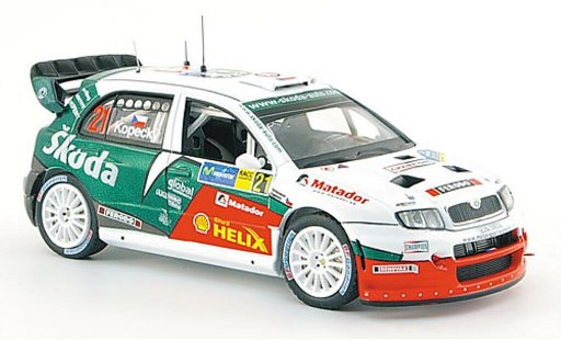 Skoda Fabia WRC 1/43 IXO No.21 Funfter Rally Catalunya 2006 /Schovanek modellini auto
