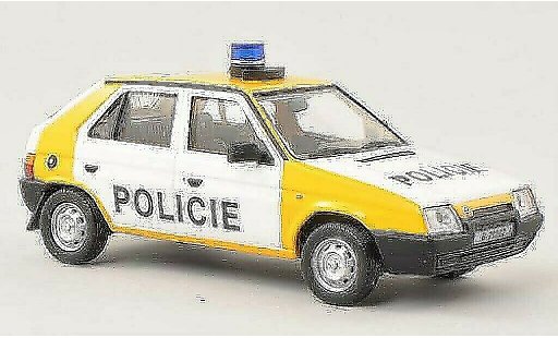 Skoda Favorit Livree Officielle 1/43 Abrex Policie (Tschechische Polizia) 1987 modellini auto