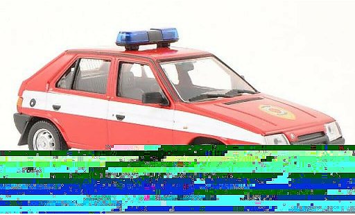 Skoda Favorit Livree Officielle 1/43 Abrex (Tschechische Vigili del fuoco) 1987 modellini auto