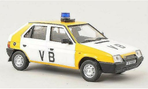 Skoda Favorit Livree Officielle 1/43 Abrex VB (Tschechische Polizia) 1988 modellini auto