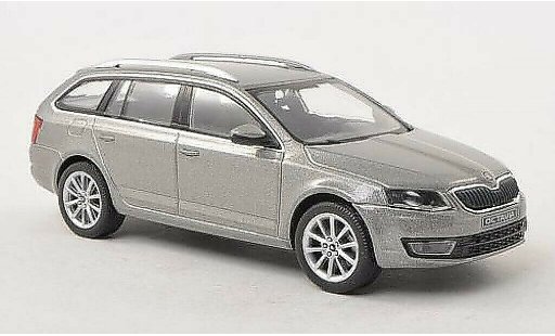 Skoda Octavia Combi 1/43 Abrex III grigio 2013 modellini auto