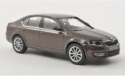 Skoda Octavia Base 1/43 Abrex III marrone 2013 modellini auto