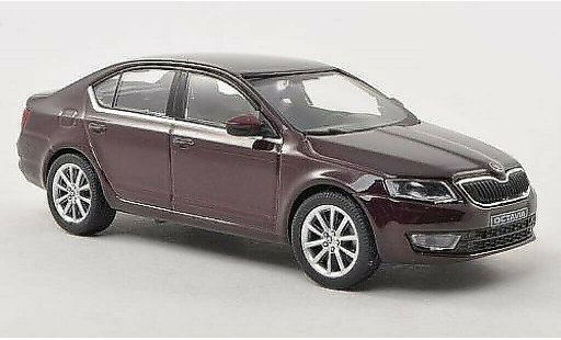 Skoda Octavia Base 1/43 Abrex III rosso 2013 modellini auto