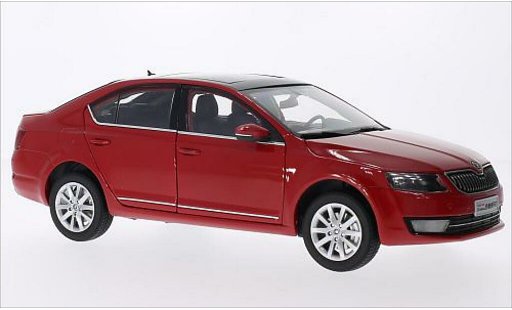 Skoda Octavia Base 1/18 Paudi rosso 2014 modellini auto
