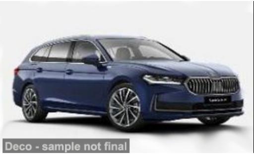 Skoda Superb 1/18 Solido II (3T) Combi blau 1:18 modellino in miniatura