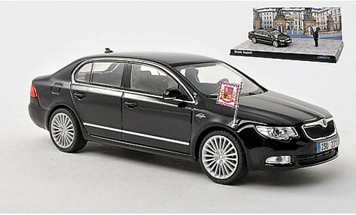 Skoda Superb L&K 1/43 Abrex II nero modellini auto