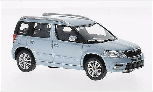 Skoda Yeti Base 1/43 Abrex metallicoo blu 2013 modellini auto