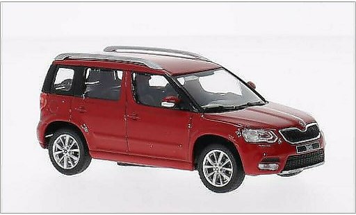 Skoda Yeti Base 1/43 Abrex rosso 2013 modellini auto