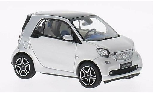 Smart ForTwo Coupe 1/43 Norev grigio/bianco 2014 modellini auto