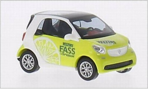 Smart ForTwo Coupe 1/87 Busch Veltins Fassbrause Zitrone modellini auto