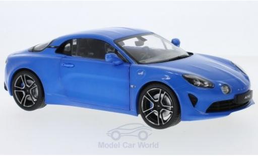 Alpine A110 1/18 Solido metallico blu 2017 modellino in miniatura