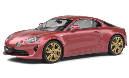 Alpine A110 1/18 Solido Pure Color Edition metallico rosa 2020 modellino in miniatura