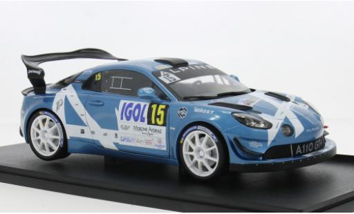Alpine A110 1/18 Solido RGT #15 1:18 modellino in miniatura