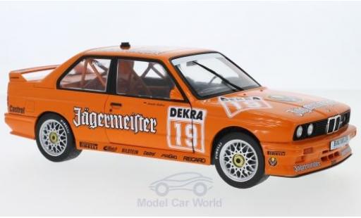 Bmw M3 1/18 Solido (E30) No.19 Linder Jägermeister DTM 1992 A.Hahne modellino in miniatura