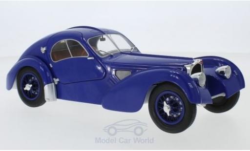 Bugatti 57 1/18 Solido Type SC Atlantic blu RHD 1938 modellino in miniatura