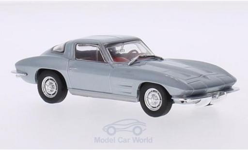 Chevrolet Corvette C2 1/43 Solido (C2) Stingray Split-Window Coupe grigio 1963 modellino in miniatura