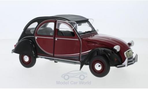 Citroen 2CV 1/18 Solido 6 Charleston rosso/nero 1982 modellino in miniatura