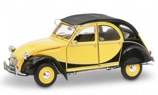 Citroen 2CV 1/18 Solido 6 Charlston giallo/nero modellino in miniatura