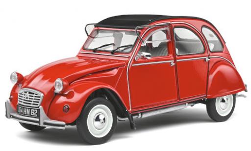 Citroen 2CV 1/18 Solido 6 rosso 1982 modellino in miniatura