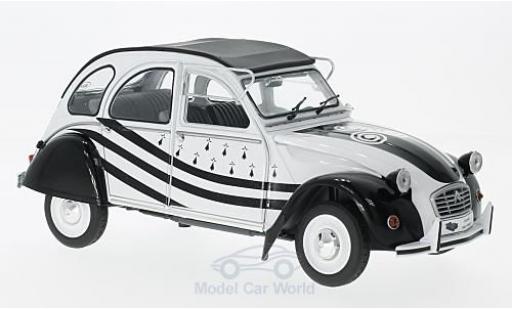 Citroen 2CV 1/18 Solido 6 bianco/nero 1978 modellino in miniatura