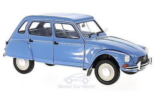 Citroen Dyane 1/18 Solido 6 blu 1974 modellino in miniatura