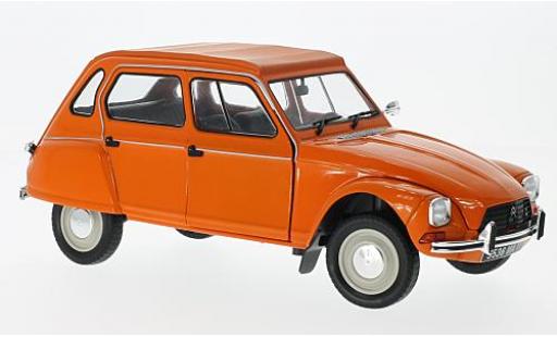 Citroen Dyane 1/18 Solido 6 orange 1967 modellino in miniatura