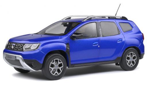 Dacia Duster 1/18 Solido MKII metallico blu 2018 modellino in miniatura