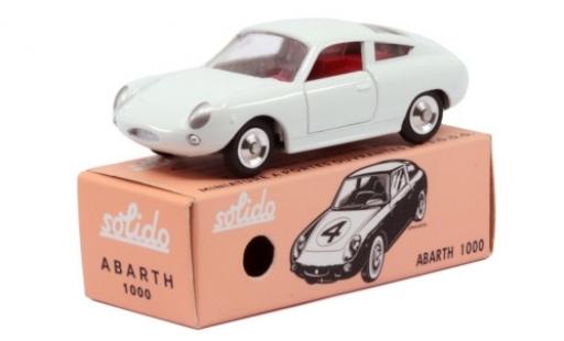 Fiat Abarth 1000 1/43 Solido Bialbero bianco 1966 modellino in miniatura