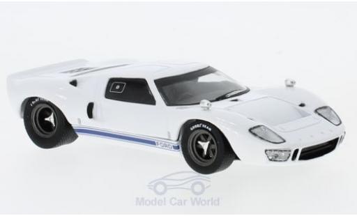 Ford GT40 1/43 Solido bianco RHD 1966 modellino in miniatura
