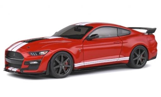 Ford Mustang 1/18 Solido Shelby GT 500 Fast Track rosso/matt-bianco 2020 modellino in miniatura