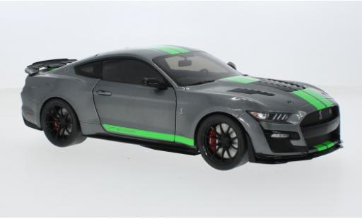 Shelby GT 500 1/18 Solido Ford Mustang KR metallise grau/gr&uuml;n 2020 1:18 modellino in miniatura