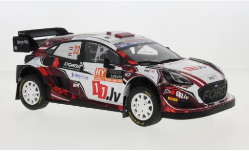 Ford Puma 1/18 Solido Rally 1 Hyprid #22 1:18 modellino in miniatura