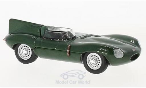 Jaguar D-Type 1/43 Solido verde RHD 1952 modellino in miniatura